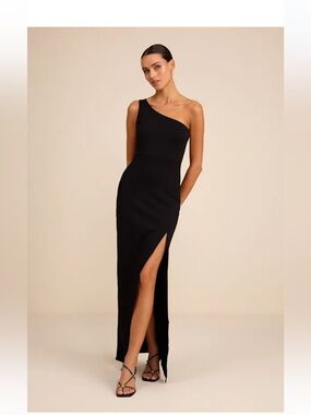Lulus | Dresses | Lulus Madina Black Sequin Oneshoulder Bodycon Mini Dress  Xs | Poshmark